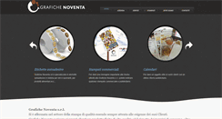 Desktop Screenshot of grafichenoventa.it